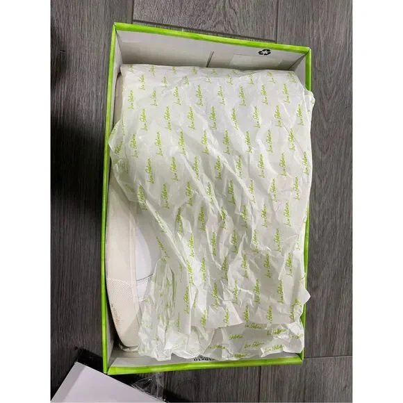 Sam Edelman ETHYL White Leather Lace-Up Sneakers Women's Size 9 Fashion Comfort - Picture 5 of 6